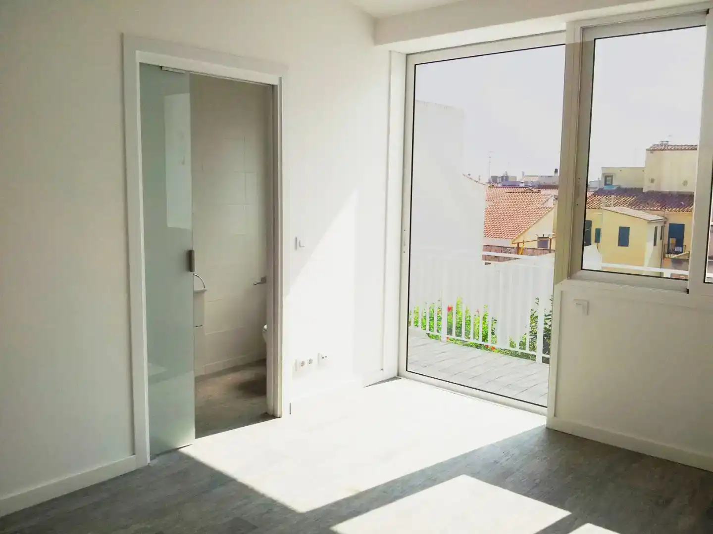 Terraza de Dúplex de alquiler en Mataró con Aire acondicionado, Parquet y Balcón
