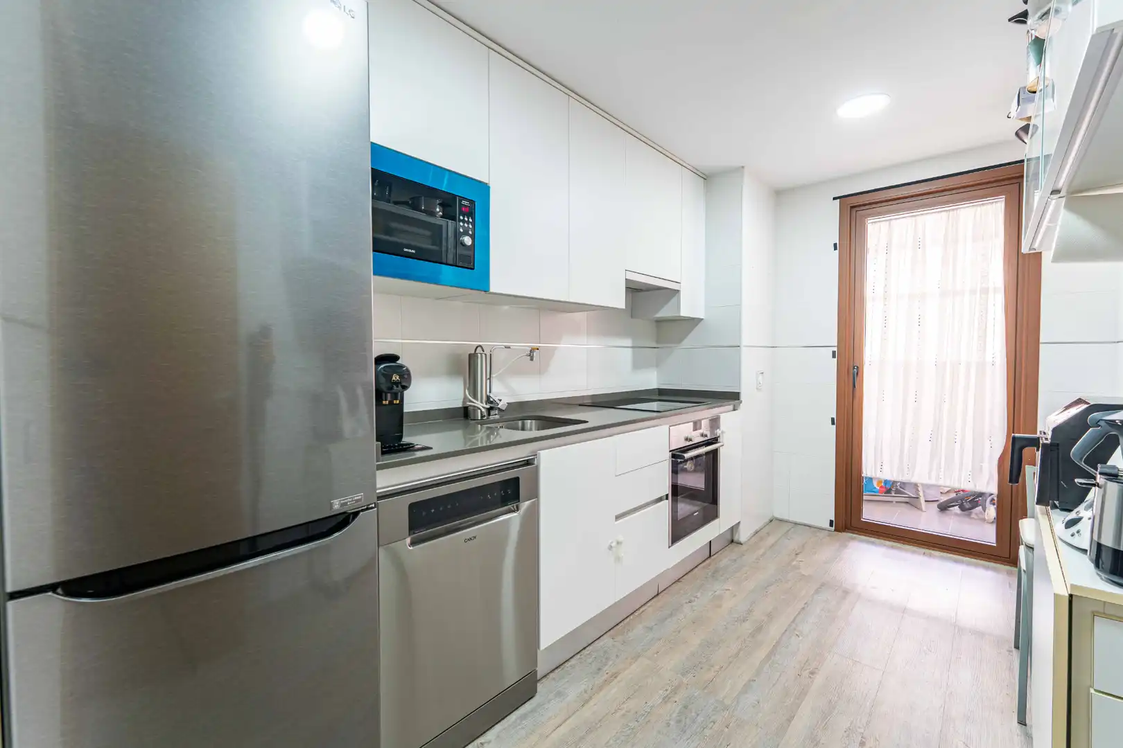 Kitchen of Flat for sale in Móstoles  with Air Conditioner, Heating and Private garden