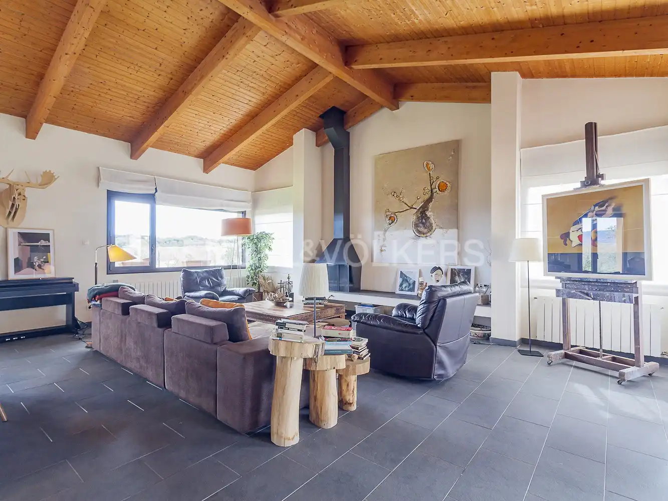 Living room of Houses for sale in Castellterçol  with Heating and Private garden