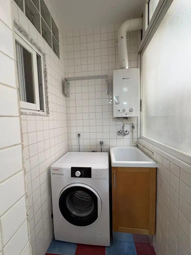 Badezimmer von Wohnung zum Verkauf in Castellón de la Plana / Castelló de la Plana mit Klimaanlage, Heizung und Möbliert