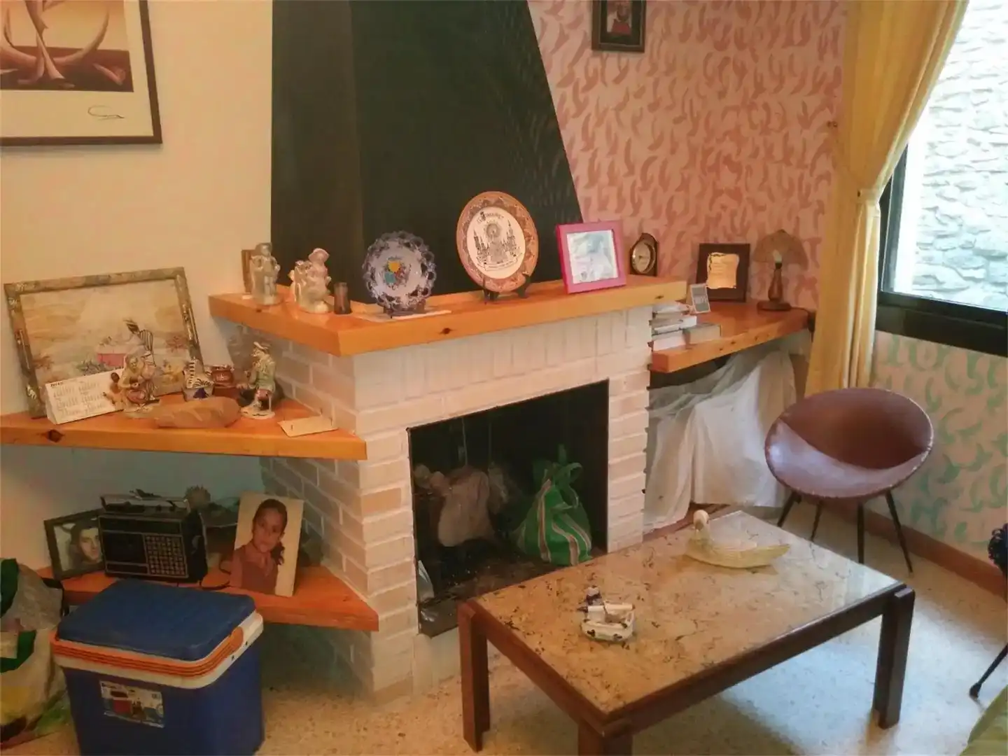 Sala de estar de Casa adosada en venta en Castigaleu con Trastero, Amueblado y Balcón
