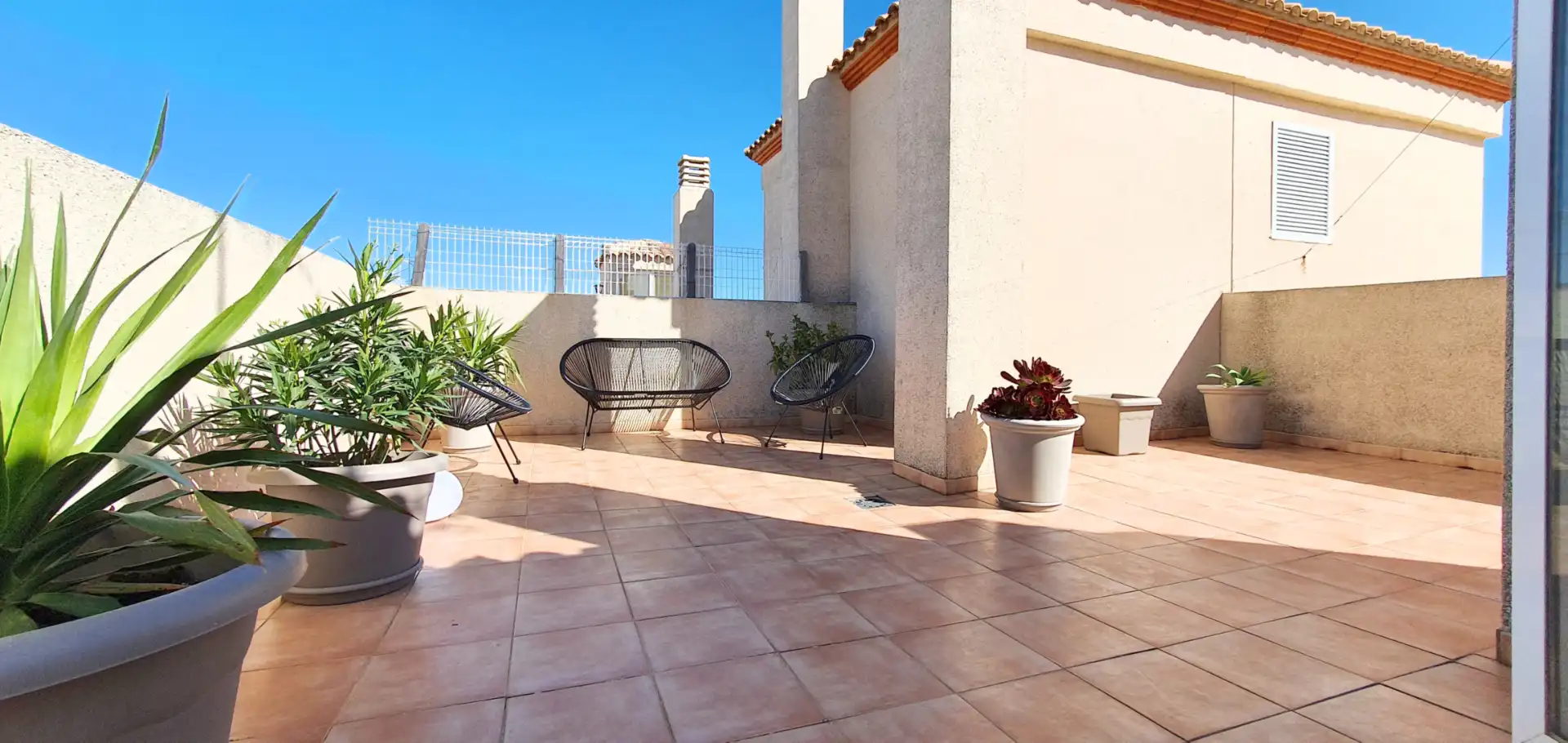 Terrace of Apartments for rent in Dénia  with Air Conditioner, Heating and Terrace