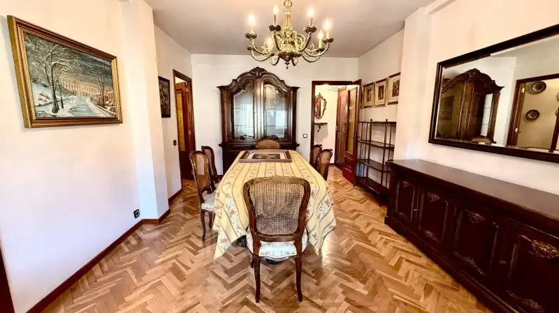 Esszimmer von Wohnung zum Verkauf in El Espinar mit Heizung, Privatgarten und Parkett