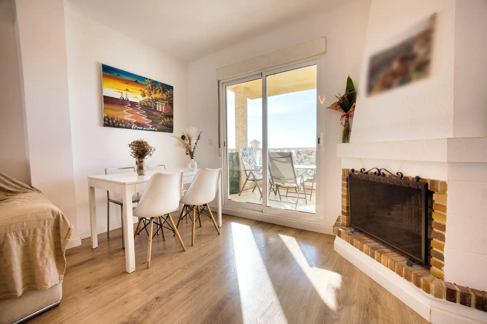 Sala de estar de Casa adosada en venta en Mutxamel con Aire acondicionado, Jardín privado y Terraza