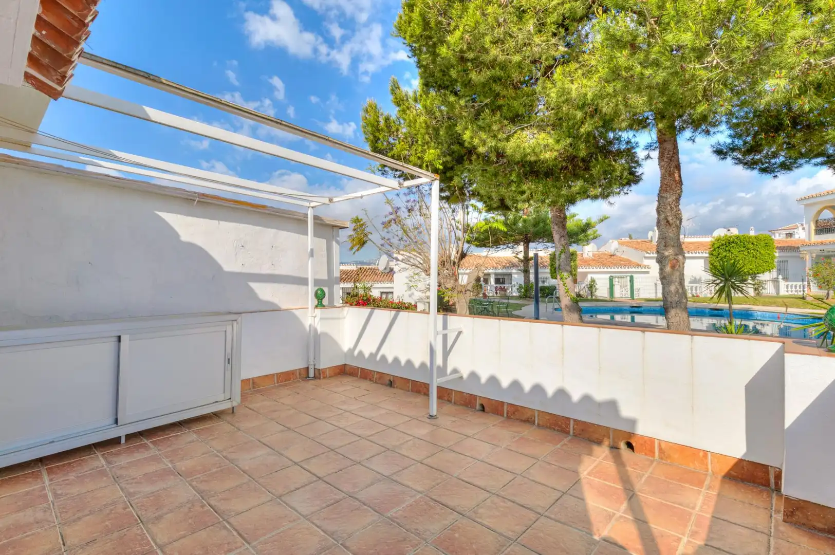 Terrassa de Casa adosada en venda en Mijas amb Aire condicionat, Calefacció i Terrassa