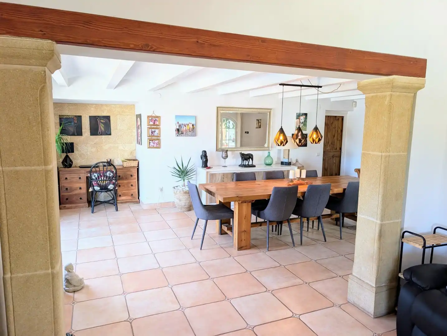 Comedor de Finca rústica en venta en Jávea / Xàbia con Aire acondicionado