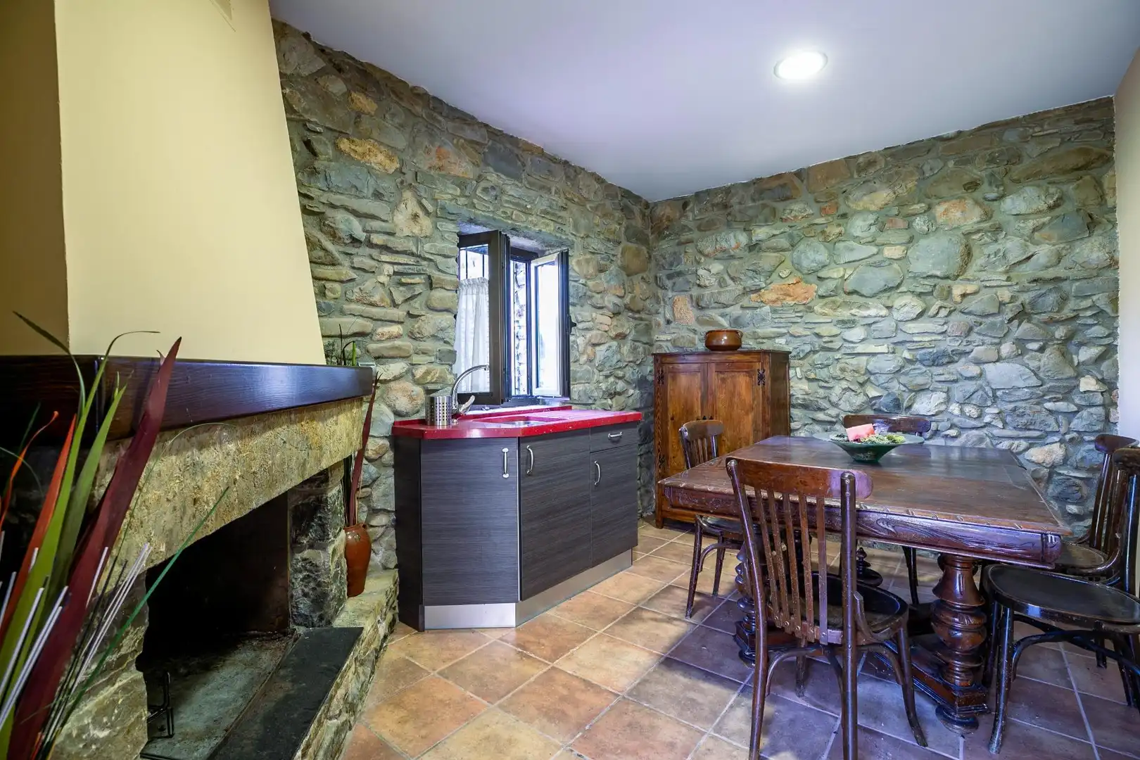 Cocina de Casa o chalet en venta en Laspuña con Calefacción, Jardín privado y Amueblado