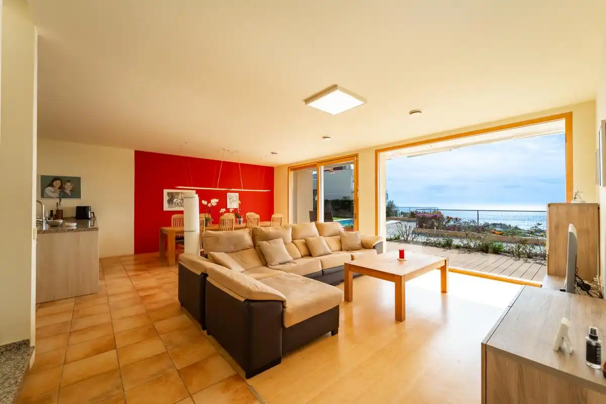 Sala de estar de Casa o chalet en venta en Torrox con Calefacción, Jardín privado y Terraza