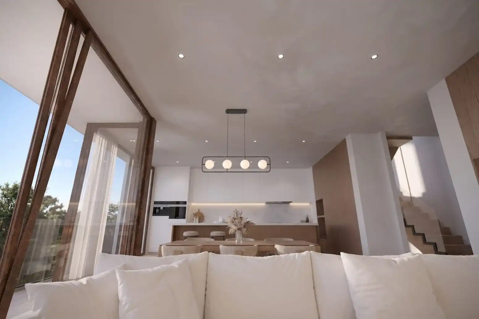 Sala d'estar de Casa o xalet en venda en Castelldefels amb Aire condicionat