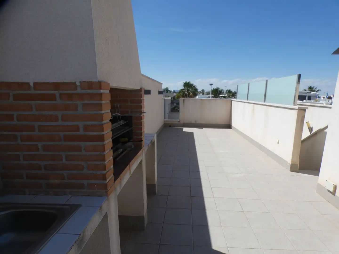 Terraza de Casa adosada en venta en San Pedro del Pinatar con Aire acondicionado, Calefacción y Jardín privado