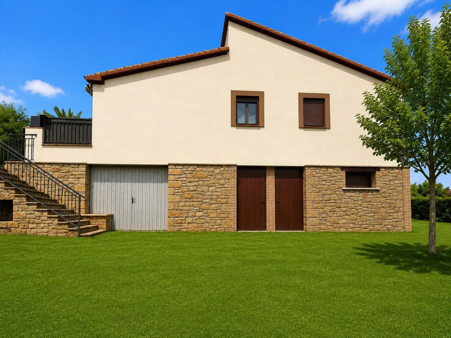 Vista exterior de Casa o chalet en venta en El Vilosell con Jardín privado y Terraza