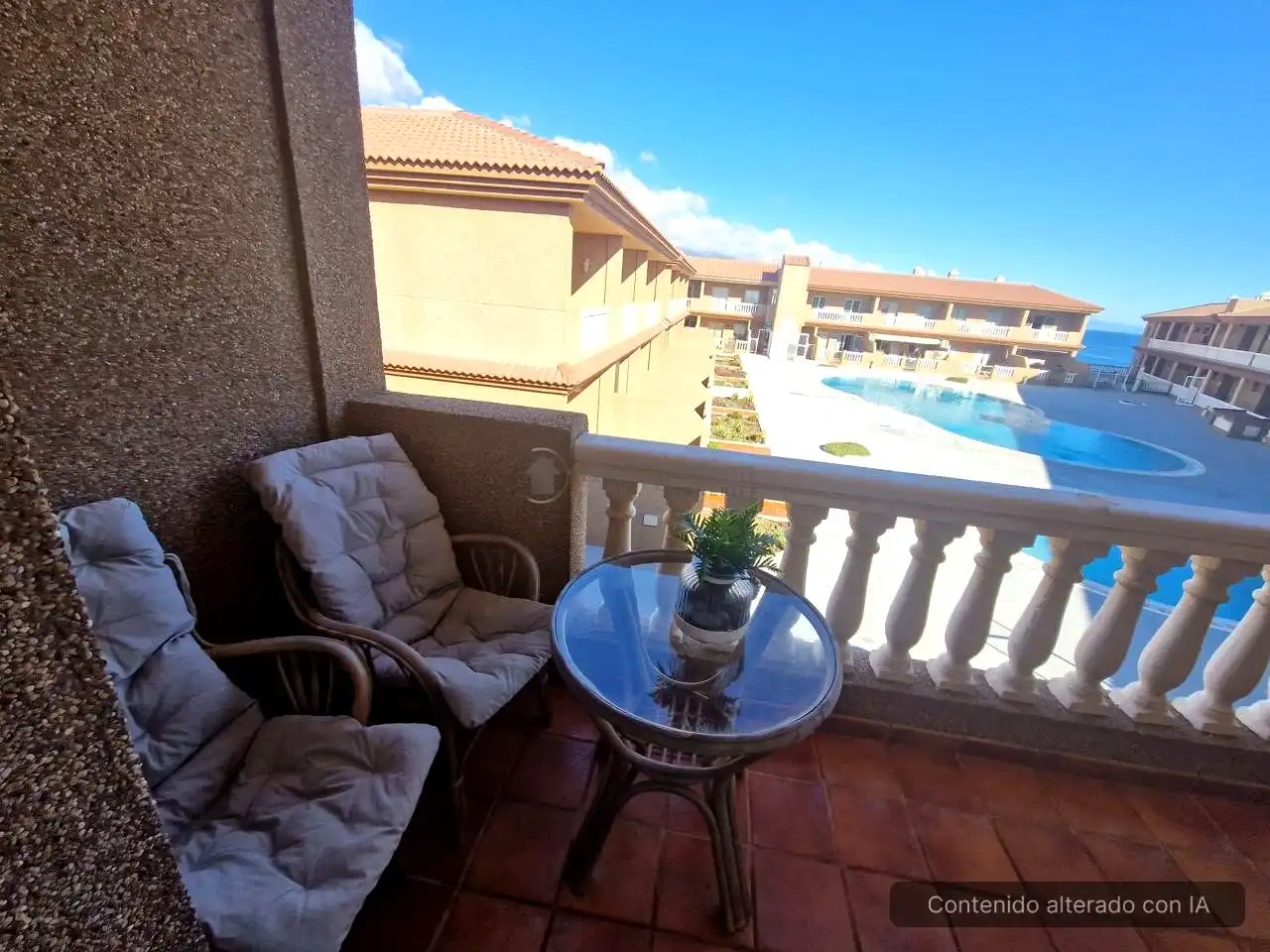 Balcony of Flat for rent in Arico  with Furnished, Internet and Community pool