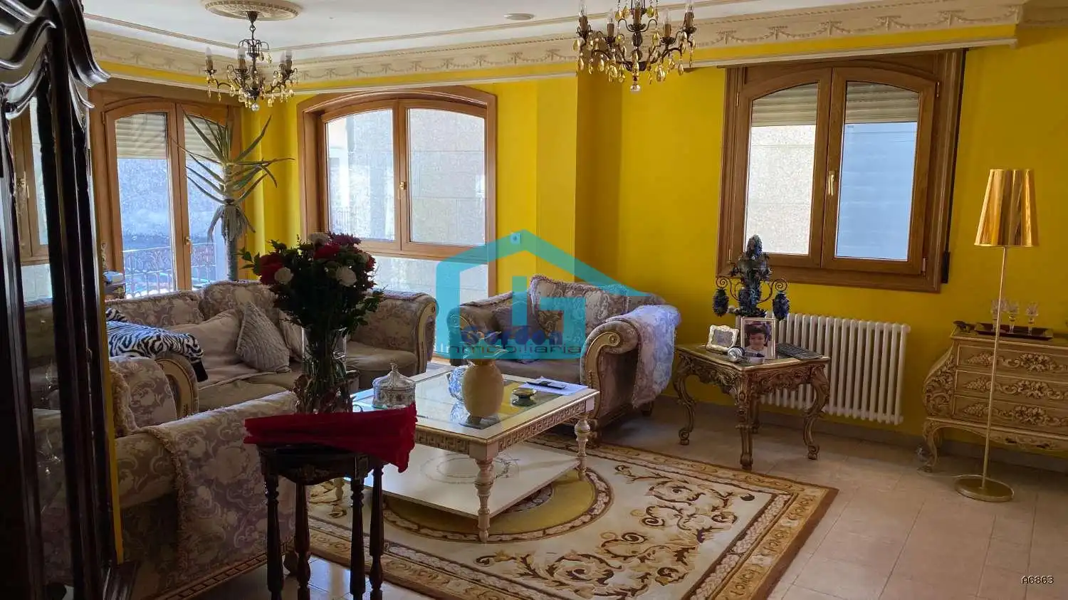 Sala de estar de Casa o chalet en venta en Vilagarcía de Arousa con Trastero y Amueblado