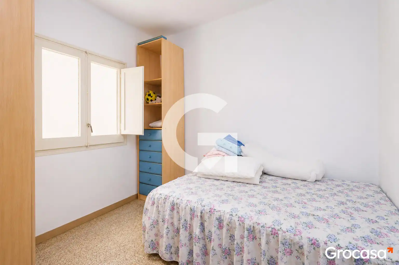 Bedroom of Flat for sale in El Prat de Llobregat  with Air Conditioner and Balcony