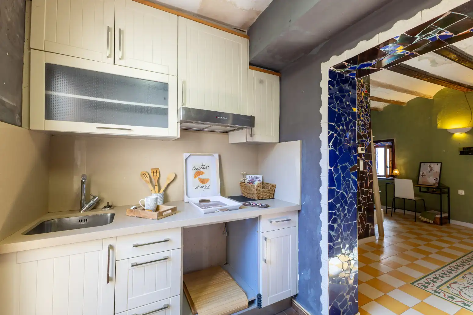 Cocina de Casa o chalet en venta en Algar de Palància con Parquet, Terraza y Trastero