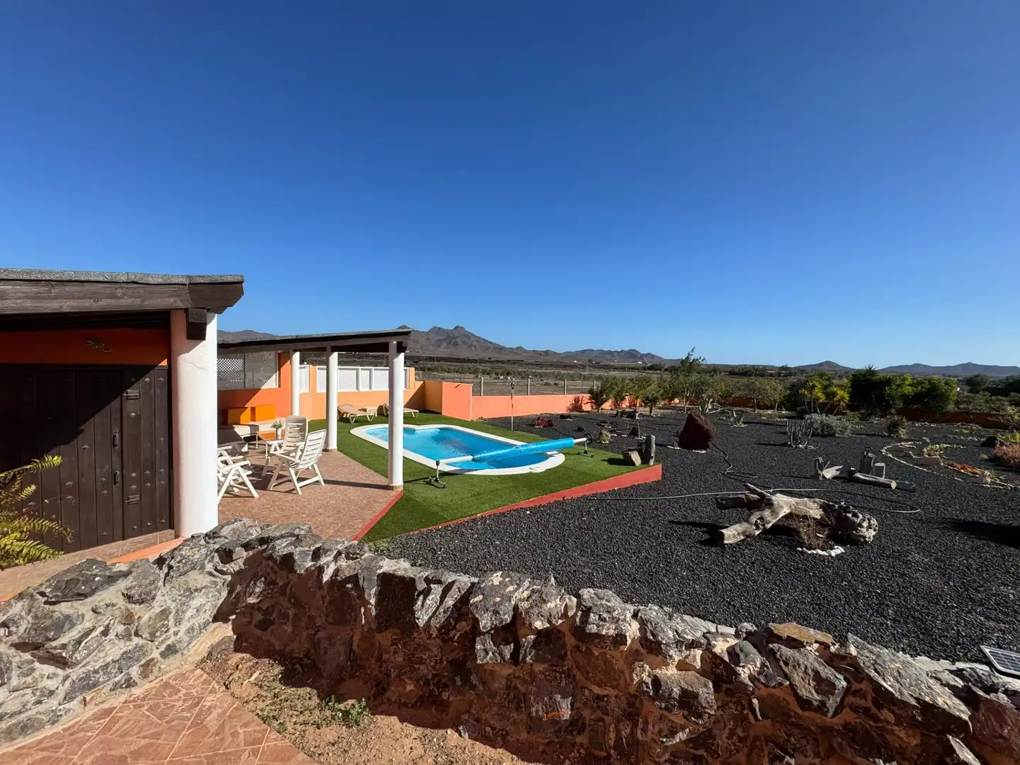 Jardí de Casa o xalet en venda en Tuineje amb Aire condicionat, Terrassa i Piscina