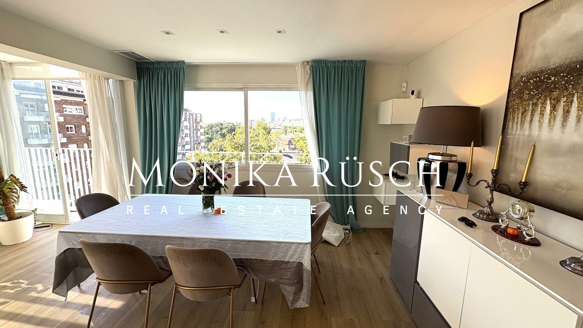 Vista exterior de Pis de lloguer en  Barcelona Capital amb Aire condicionat, Calefacció i Piscina comunitària