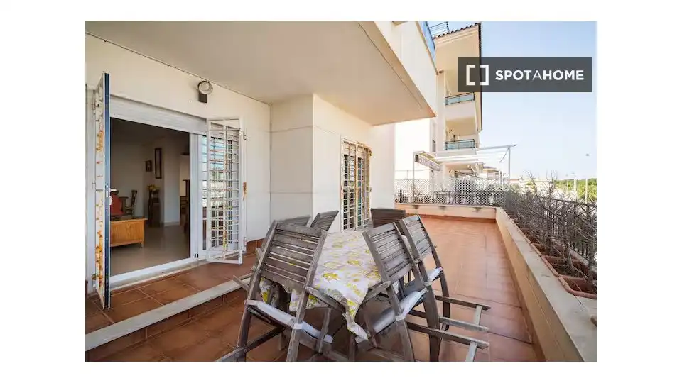 Terrace of Apartments for share in Pilar de la Horadada  with Air Conditioner, Terrace and Furnished