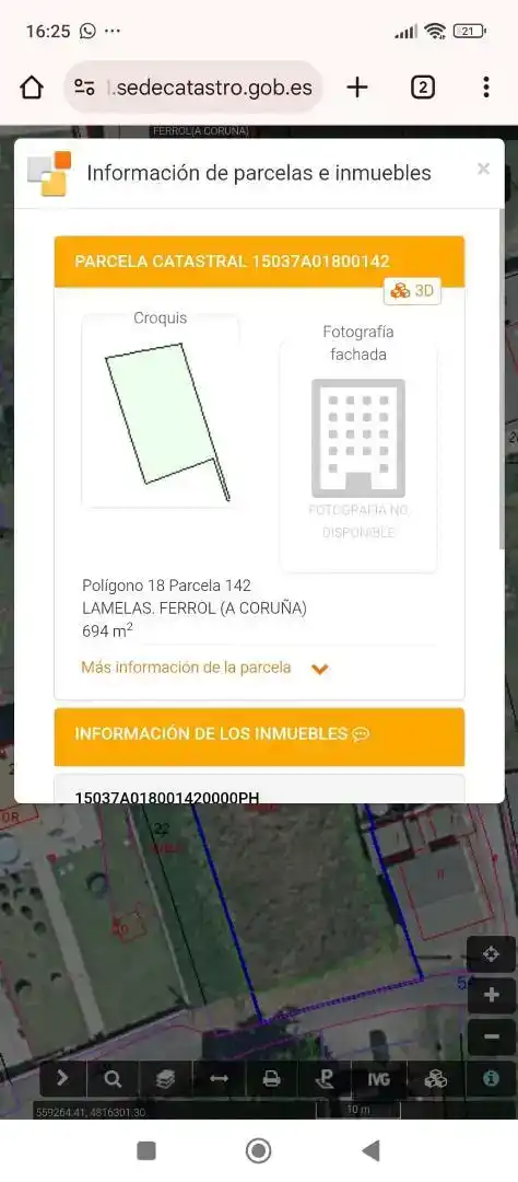 Aparcament de Finca rústica en venda en A Malata - Catabois - Ciudad Jardín