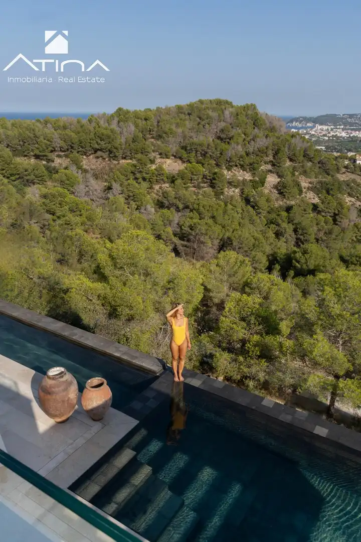 Garden of Houses for sale in Jávea / Xàbia  with Air Conditioner, Heating and Private garden