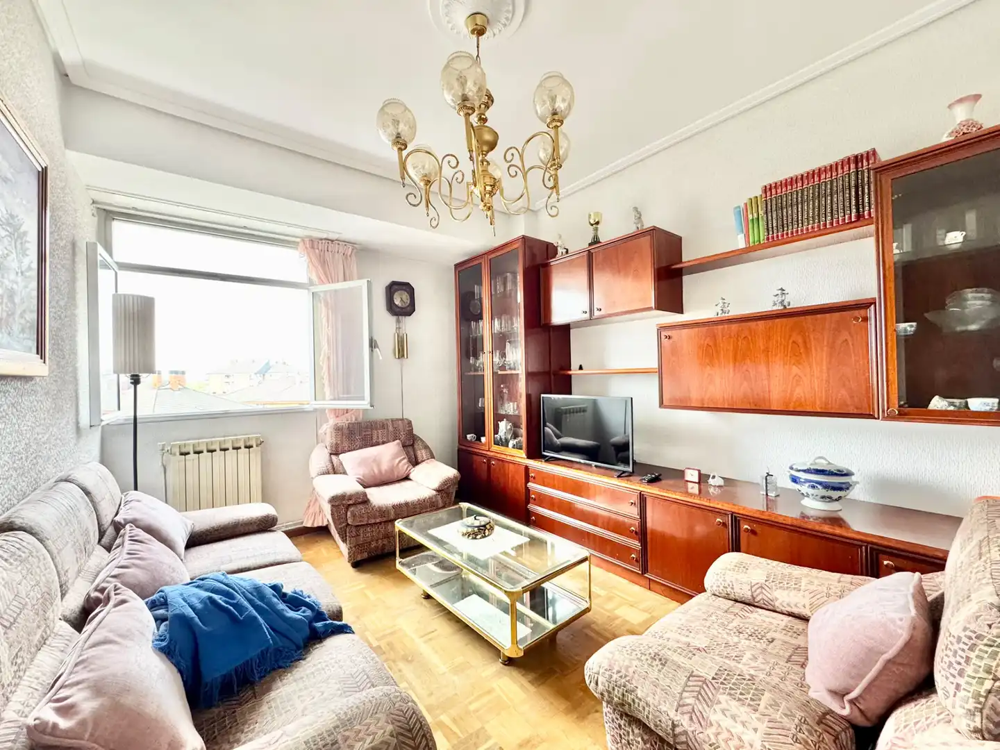 Sala de estar de Piso en venta en Zaramaga