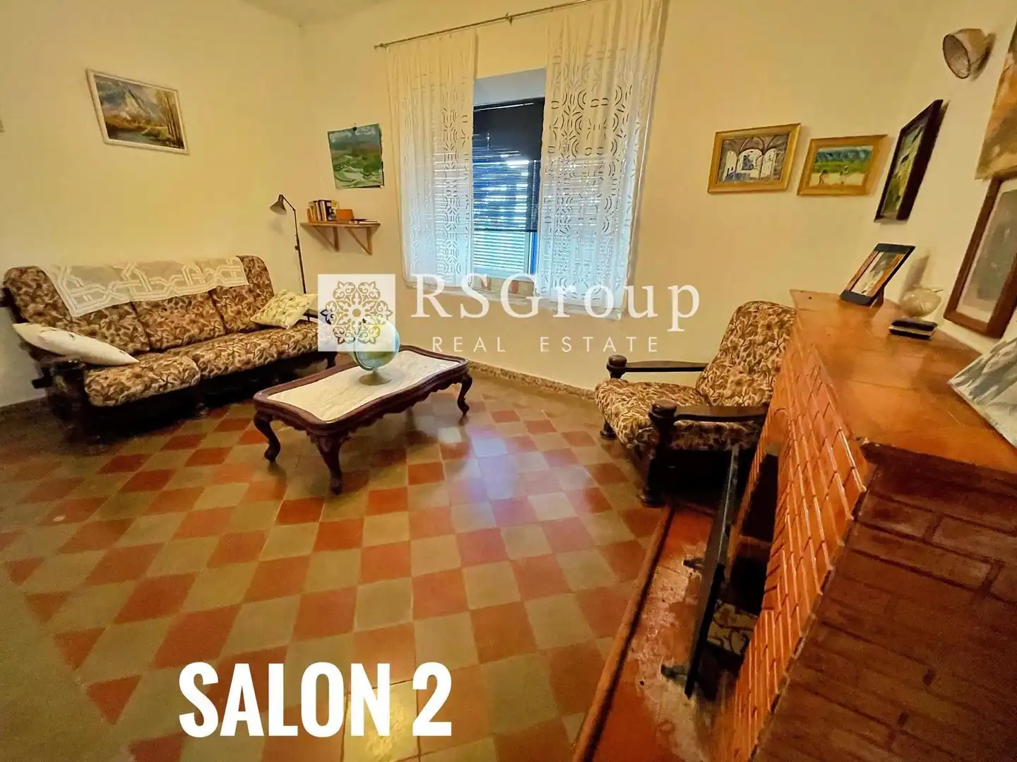 Sala d'estar de Casa o xalet en venda en Población de Arroyo