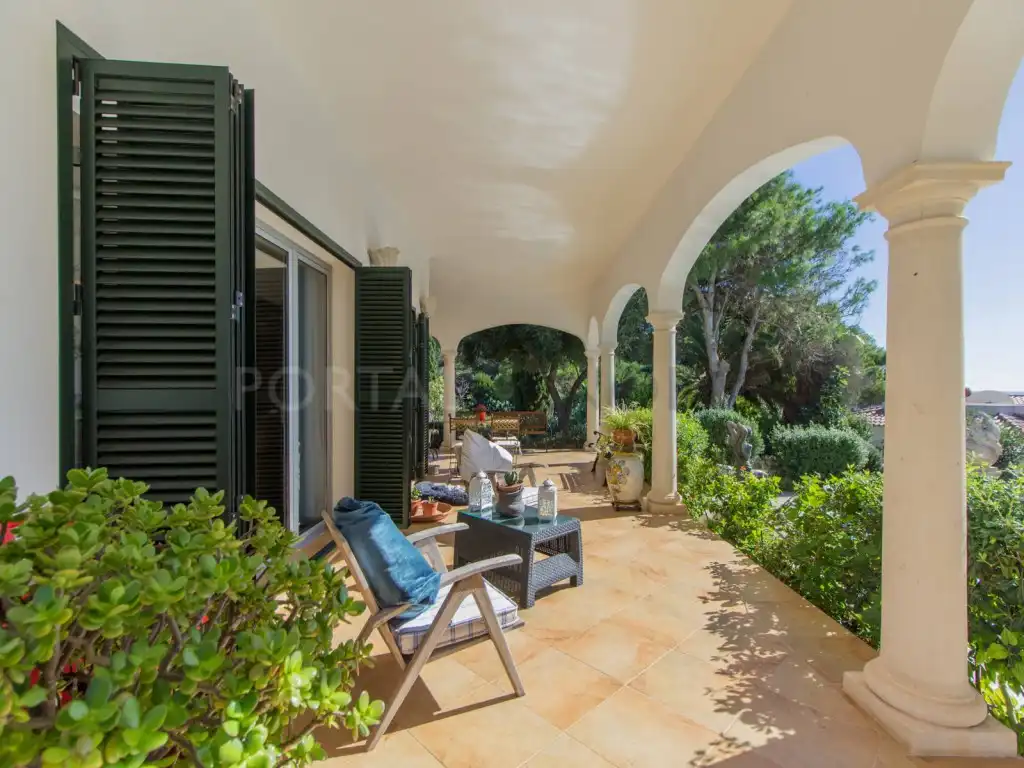 Terraza de Casa o chalet en venta en Sant Lluís con Calefacción, Jardín privado y Piscina