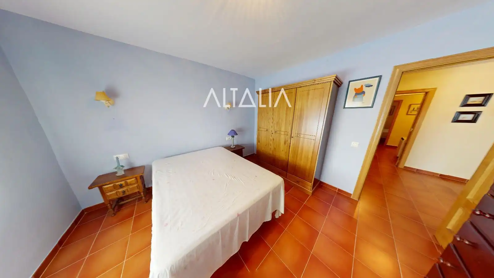 Bedroom of Flat for sale in Poyatos  with Terrace