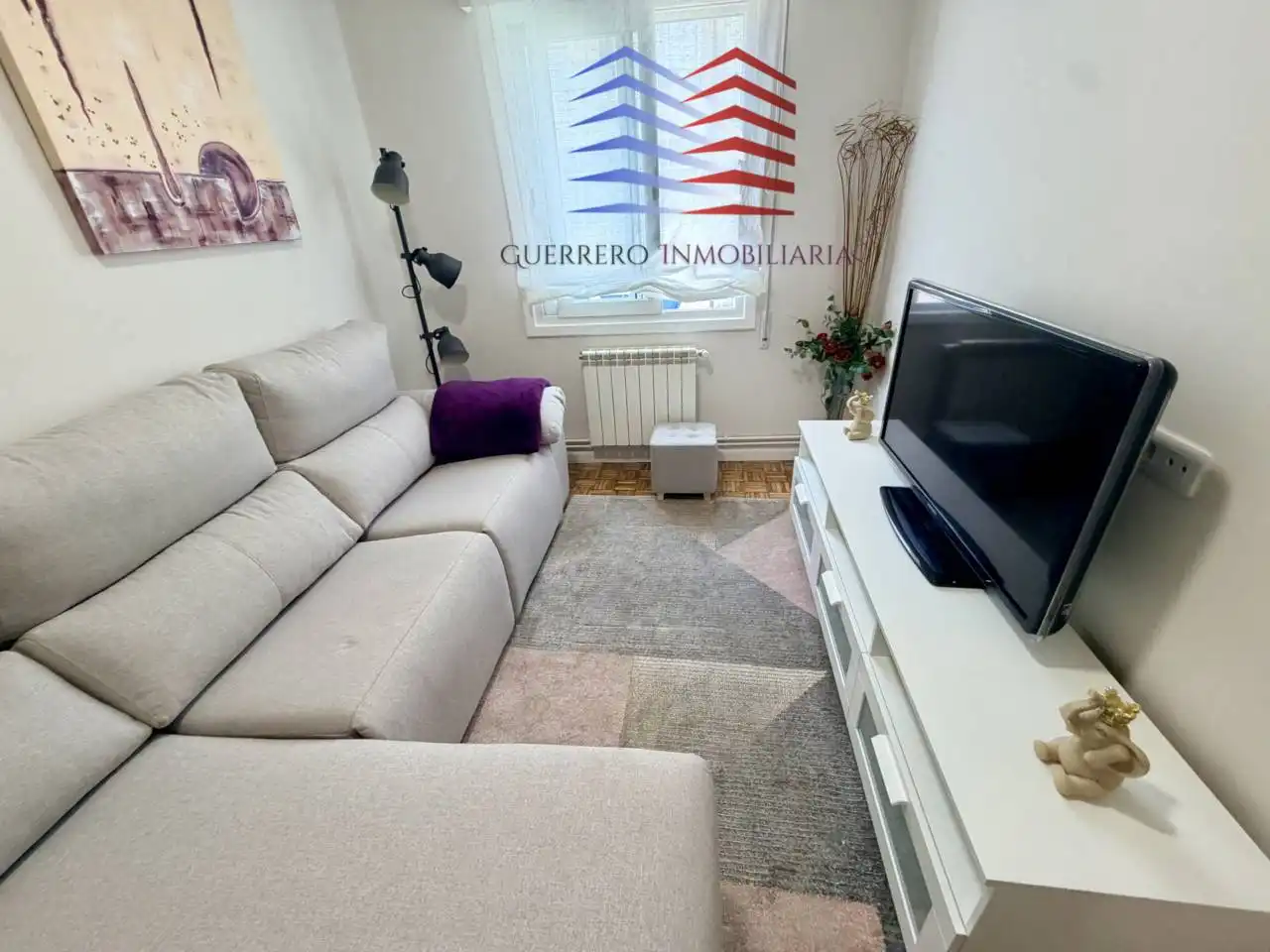 Wohnzimmer von Wohnung zur Miete in Ourense Capital  mit Heizung, Parkett und Möbliert