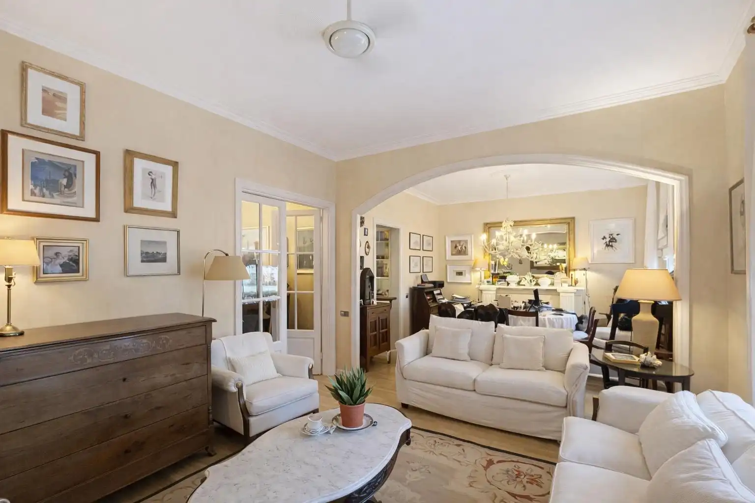 Wohnzimmer von Wohnungen zum Verkauf in Barcelona mit Heizung, Parkett und Möbliert