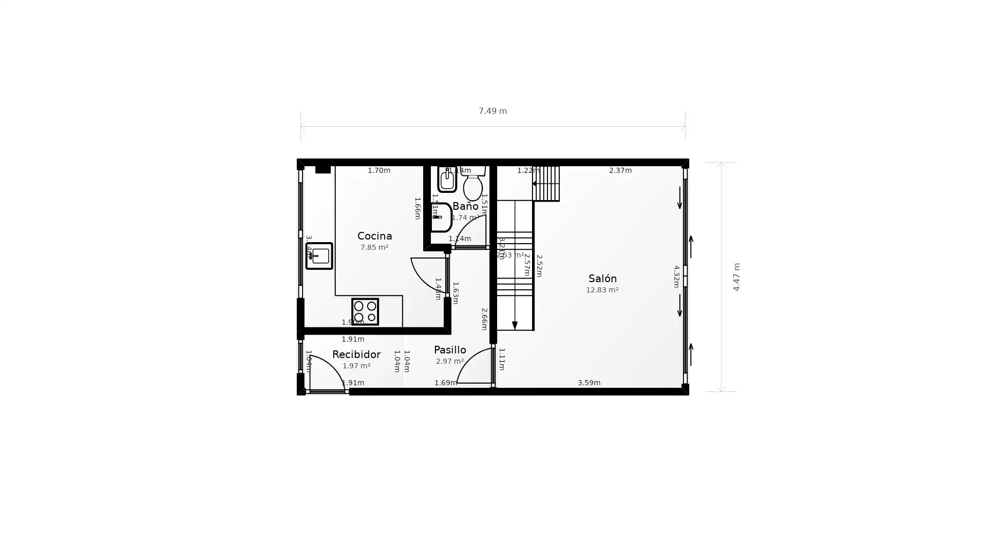 Dúplex en venta en Molins de Rei con Calefacción y Balcón