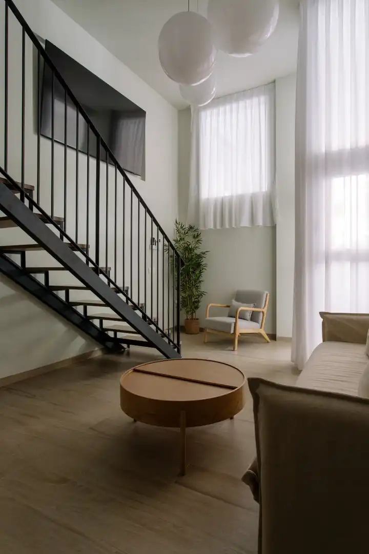 Sala de estar de Dúplex de alquiler en L'Alfàs del Pi con Aire acondicionado, Terraza y Trastero