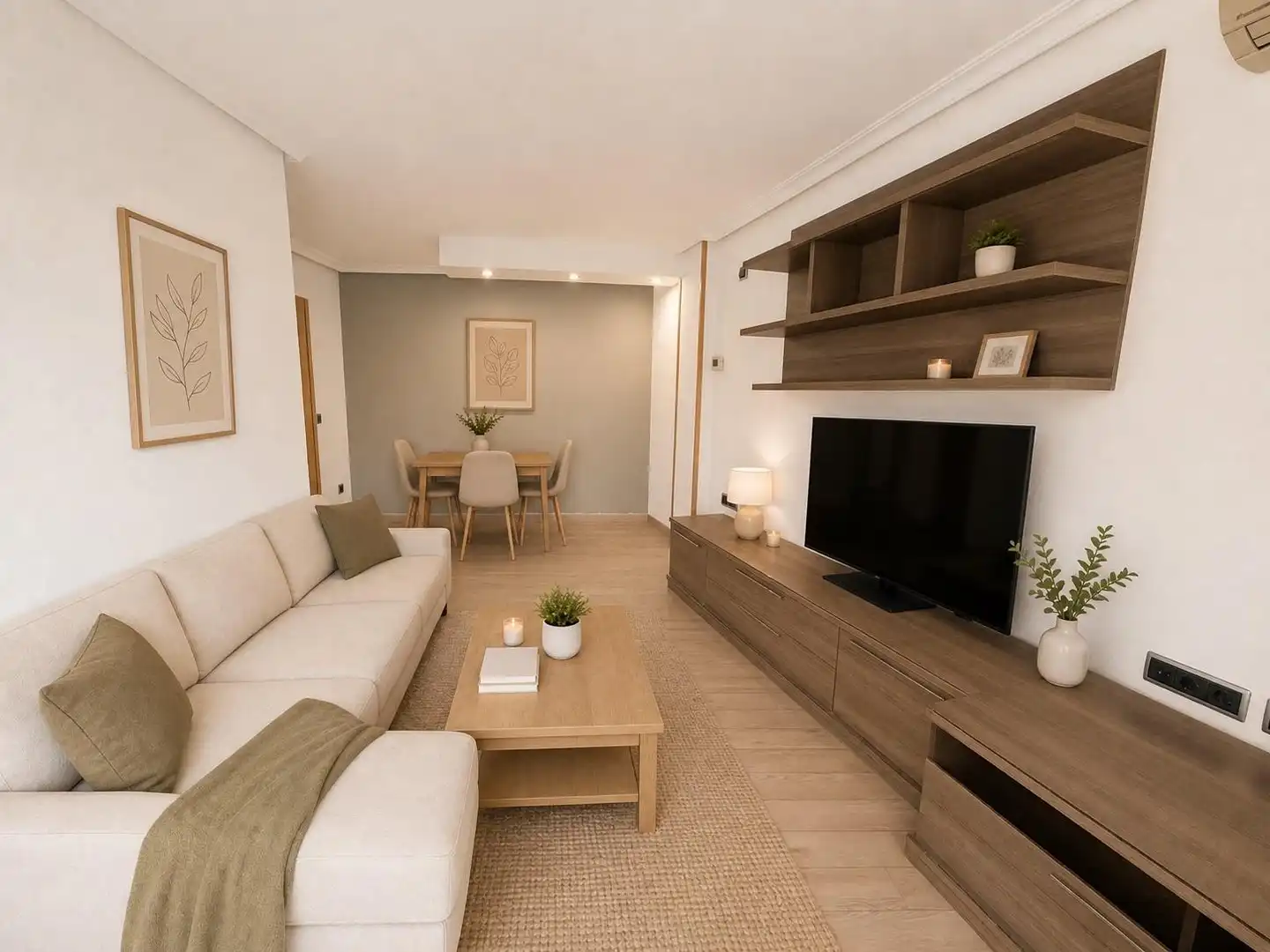 Sala de estar de Piso en venta en Valdemoro con Aire acondicionado, Calefacción y Terraza