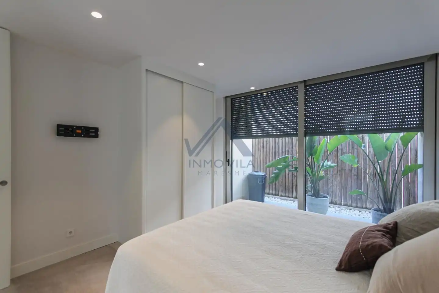 Schlafzimmer von Haus oder Chalet zum Verkauf in Sant Vicenç de Montalt mit Klimaanlage, Privatgarten und Terrasse