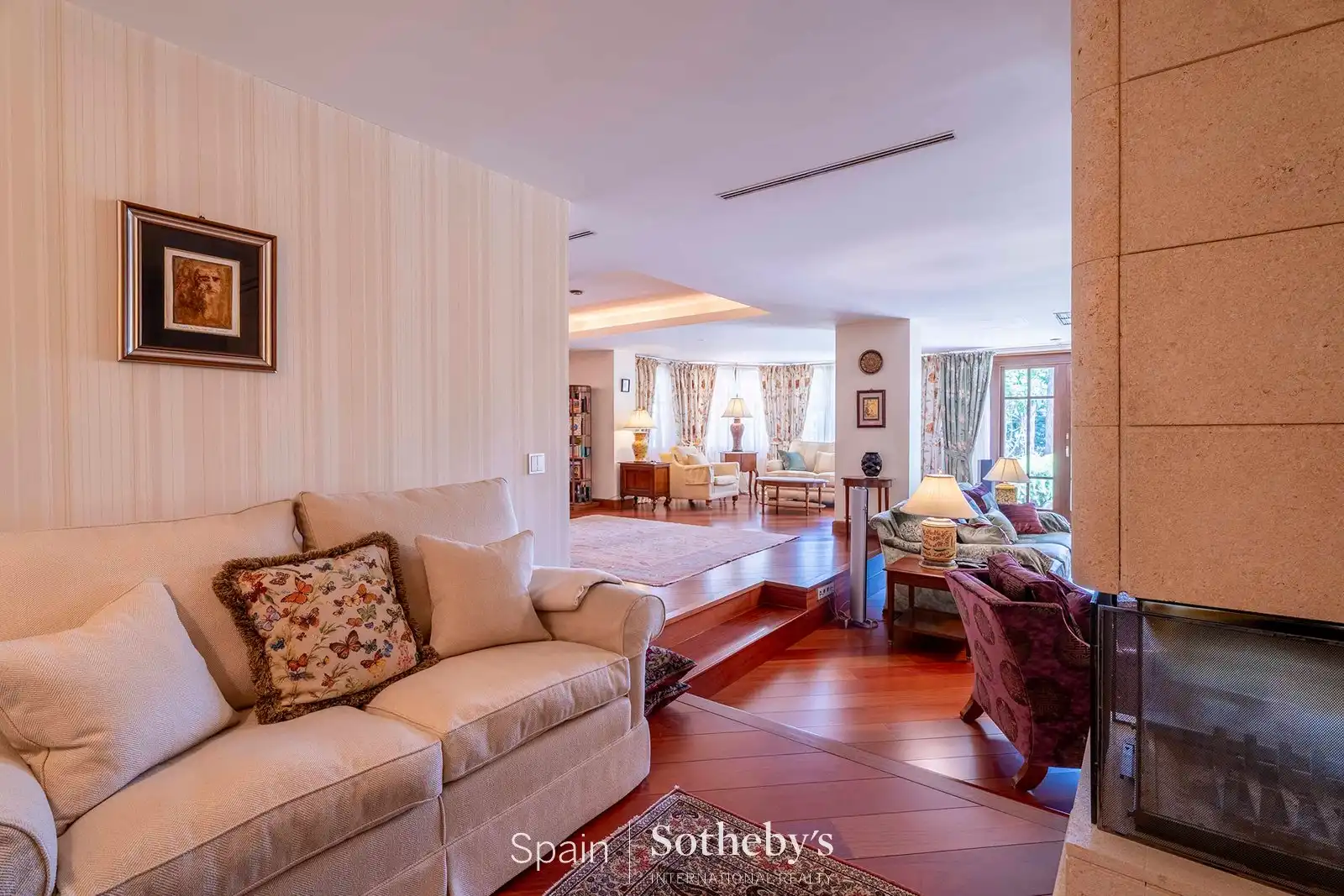 Sala de estar de Casa o chalet en venta en Madrid con Aire acondicionado, Calefacción y Jardín privado
