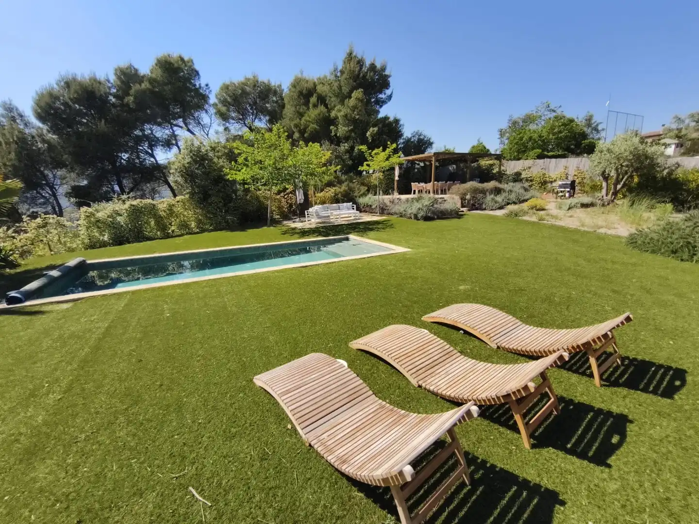 Piscina de Casa o chalet en venta en Castellar del Vallès con Calefacción, Jardín privado y Parquet