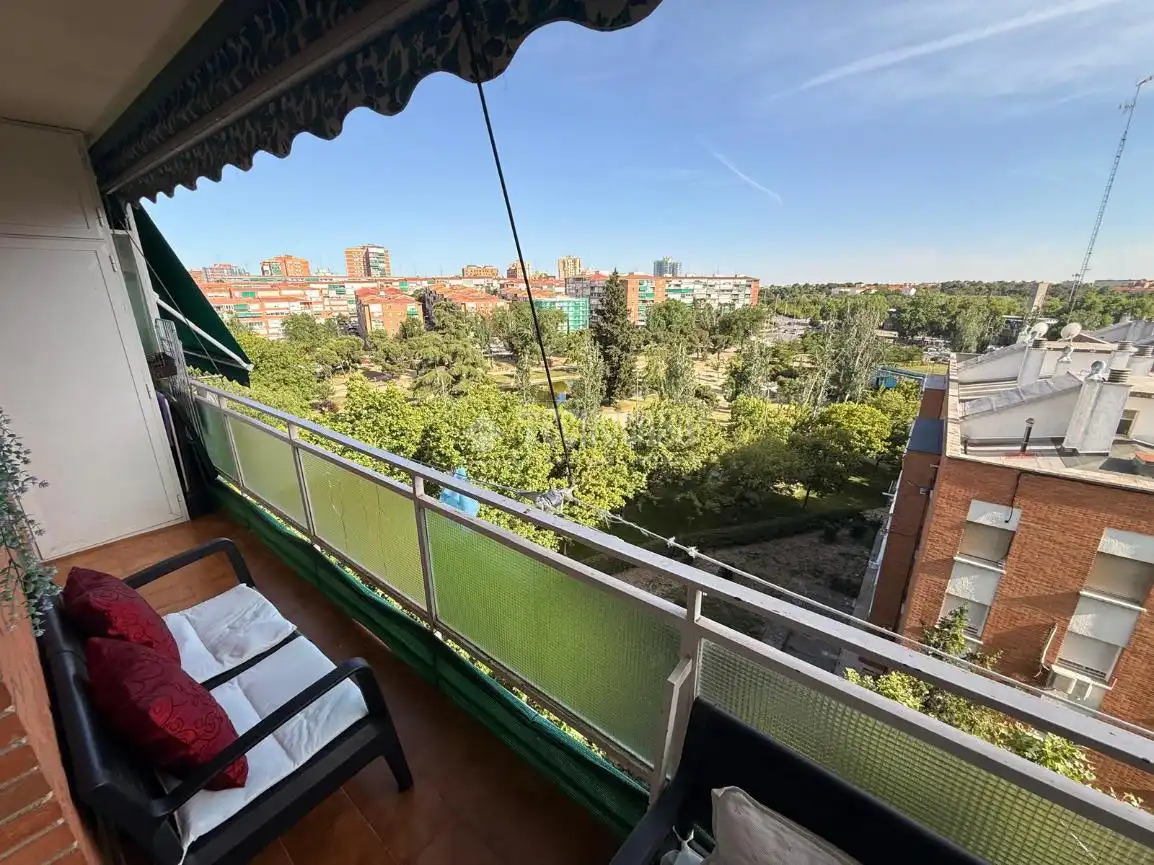Terrasse von Wohnung zum Verkauf in Madrid mit Klimaanlage, Heizung und Parkett