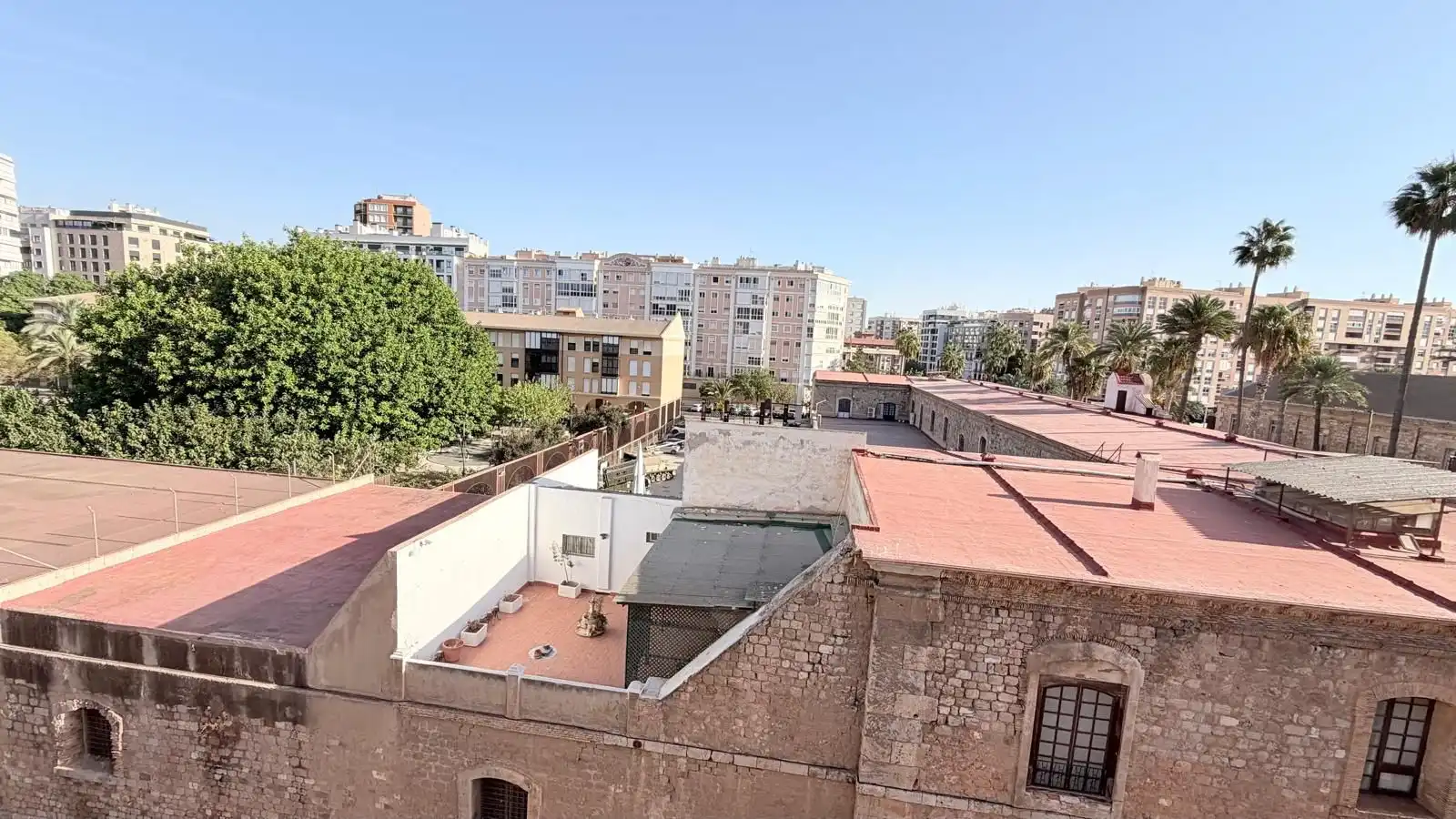 Terrace of Flat for rent in Cartagena  with Furnished, Oven and Washing machine