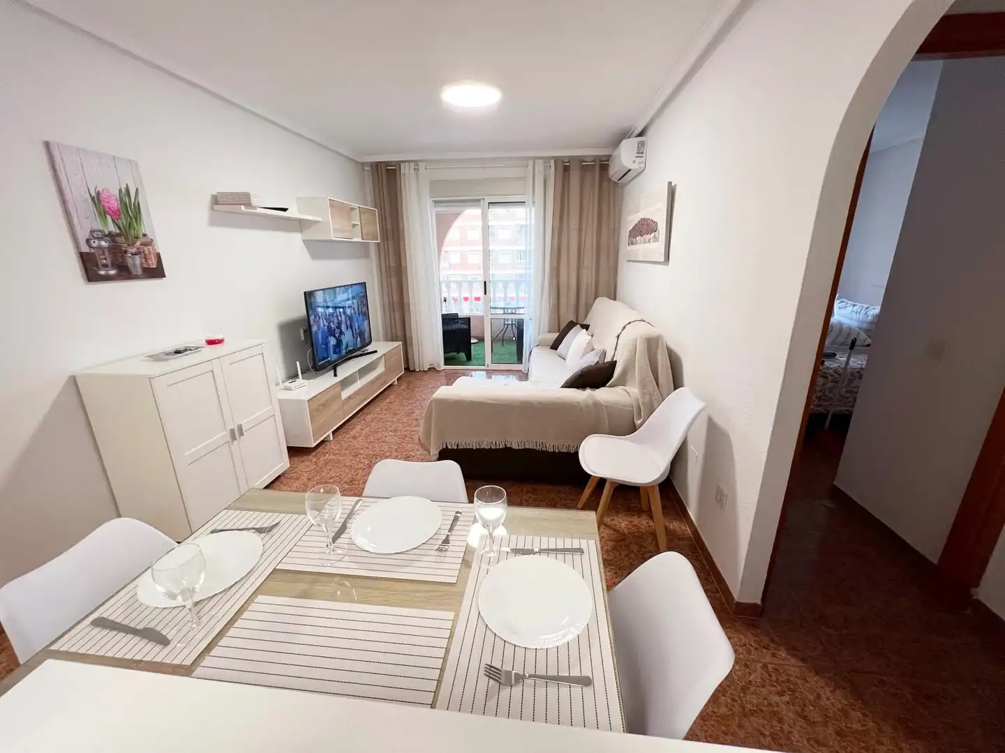 Living room of Apartments for rent in Torrevieja  with Air Conditioner, Heating and Swimming Pool