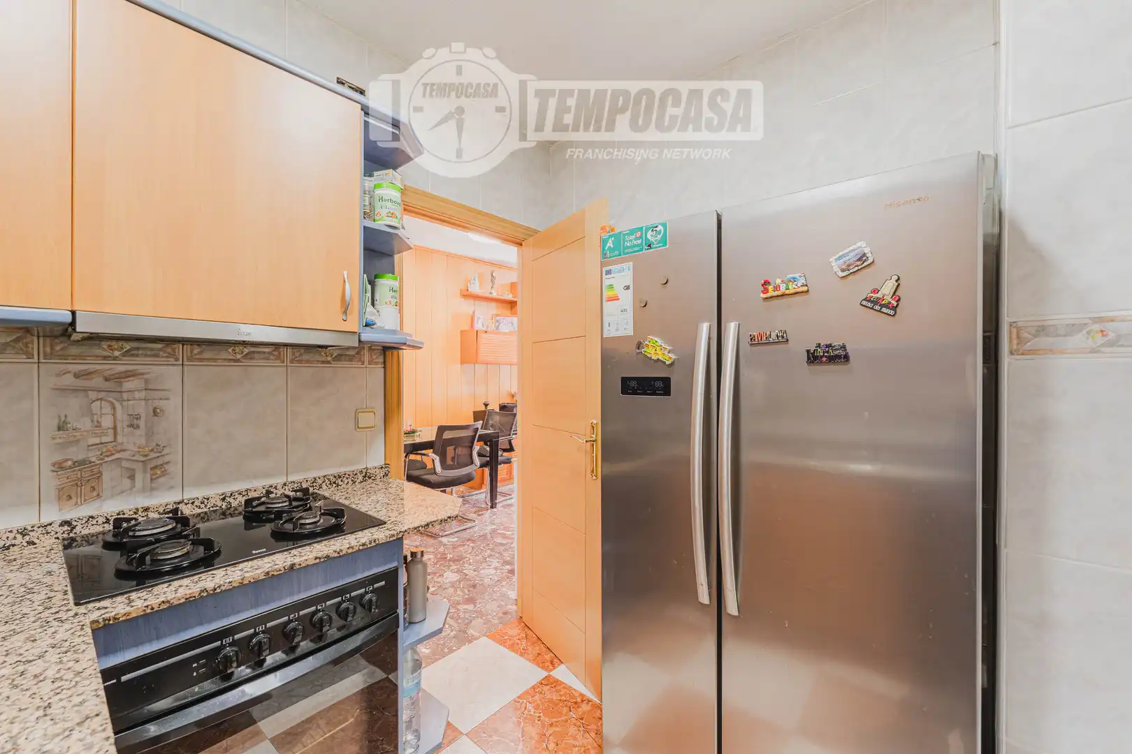 Kitchen of Flat for sale in Barcelona  with Air Conditioner, Heating and Balcony