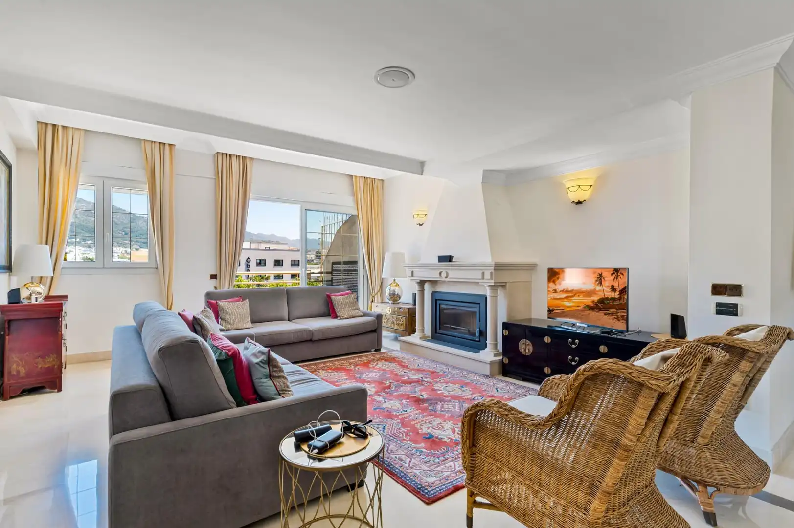 Living room of Attic for sale in Marbella  with Terrace