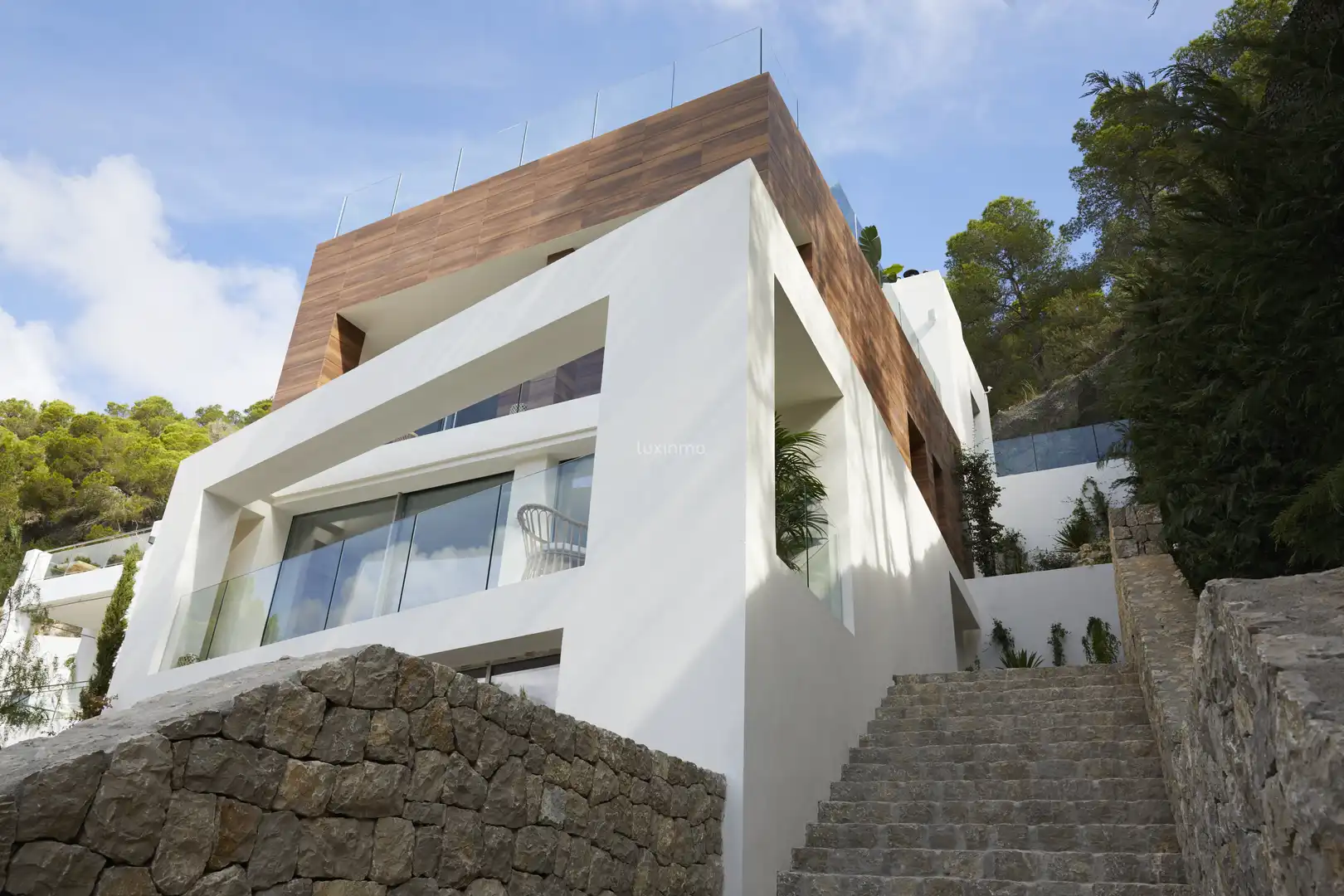 Vista exterior de Casa o xalet en venda en Santa Eulària des Riu amb Aire condicionat, Calefacció i Terrassa