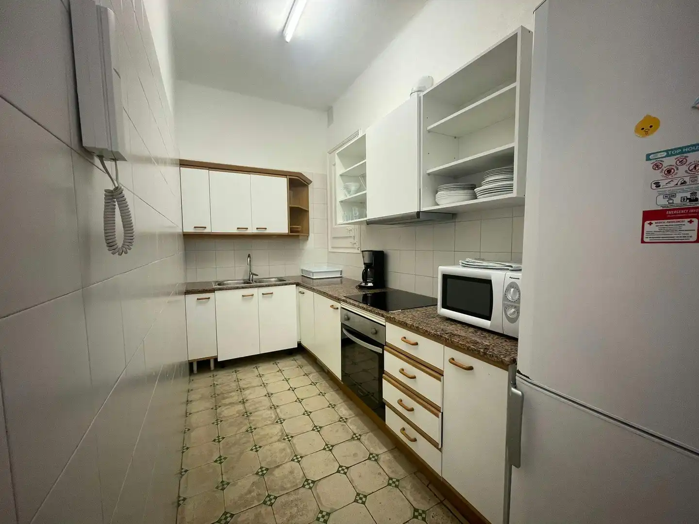 Küche von Wohnung zur untervermieten in Barcelona mit Heizung, Möbliert und Waschmaschine