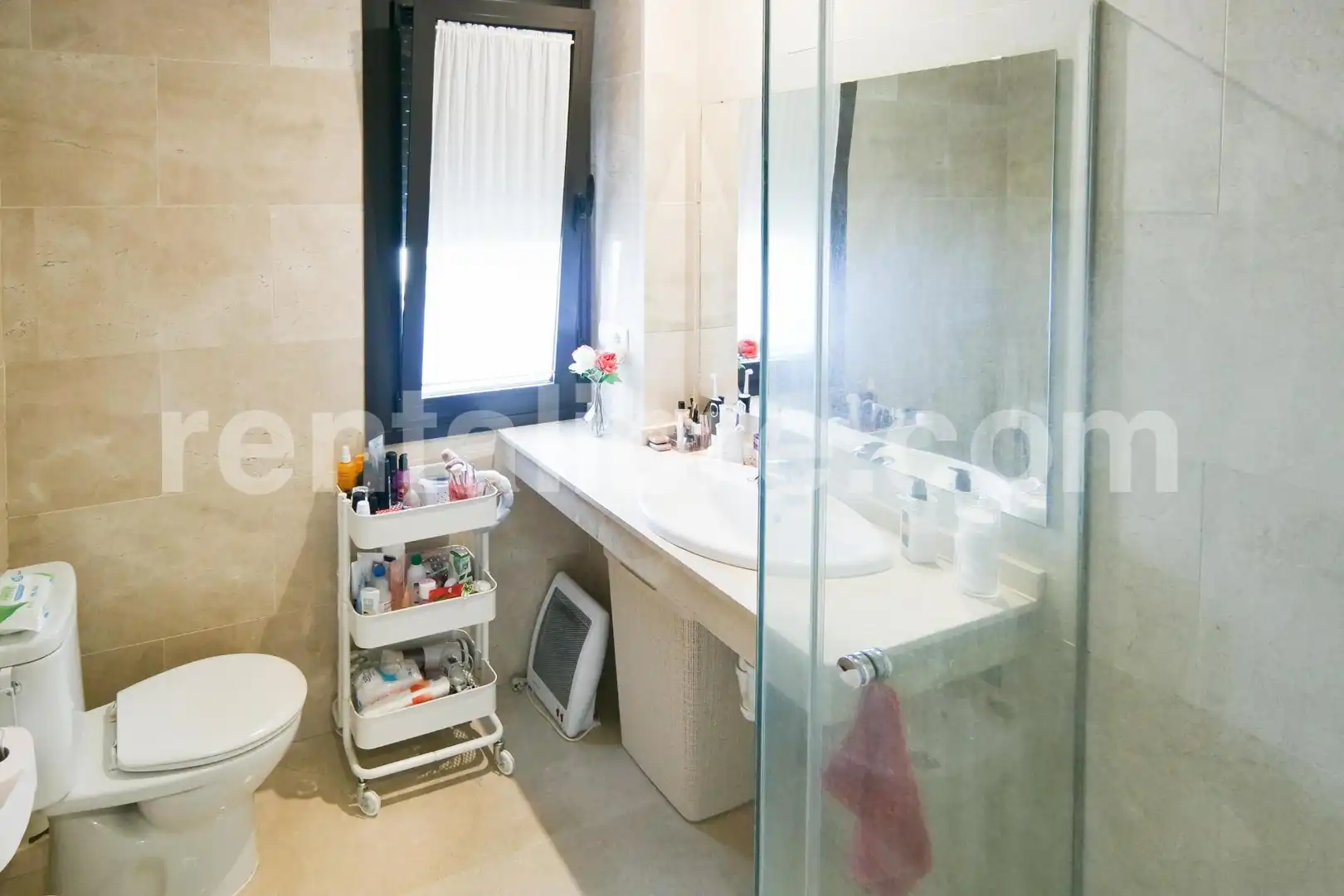 Bathroom of Flat for sale in Jerez de la Frontera  with Air Conditioner, Private garden and Parquet flooring