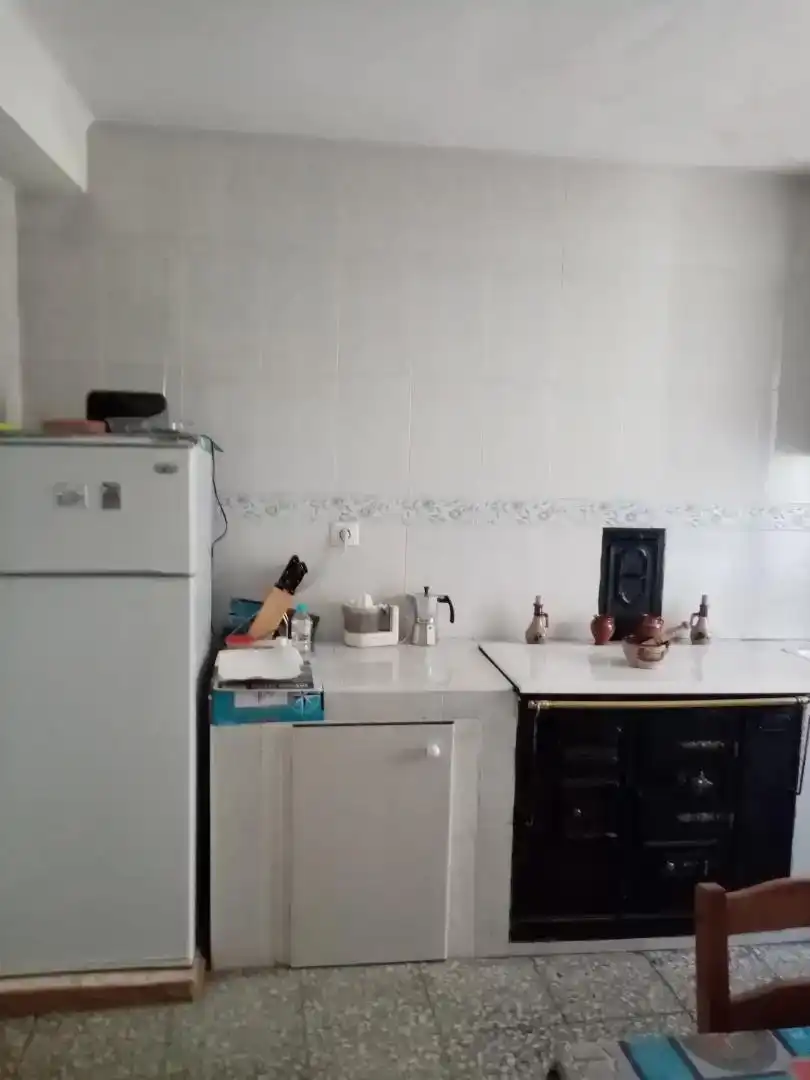 Cuina de Finca rústica en venda en Palacios de la Sierra amb Moblat, Rentadora i TV
