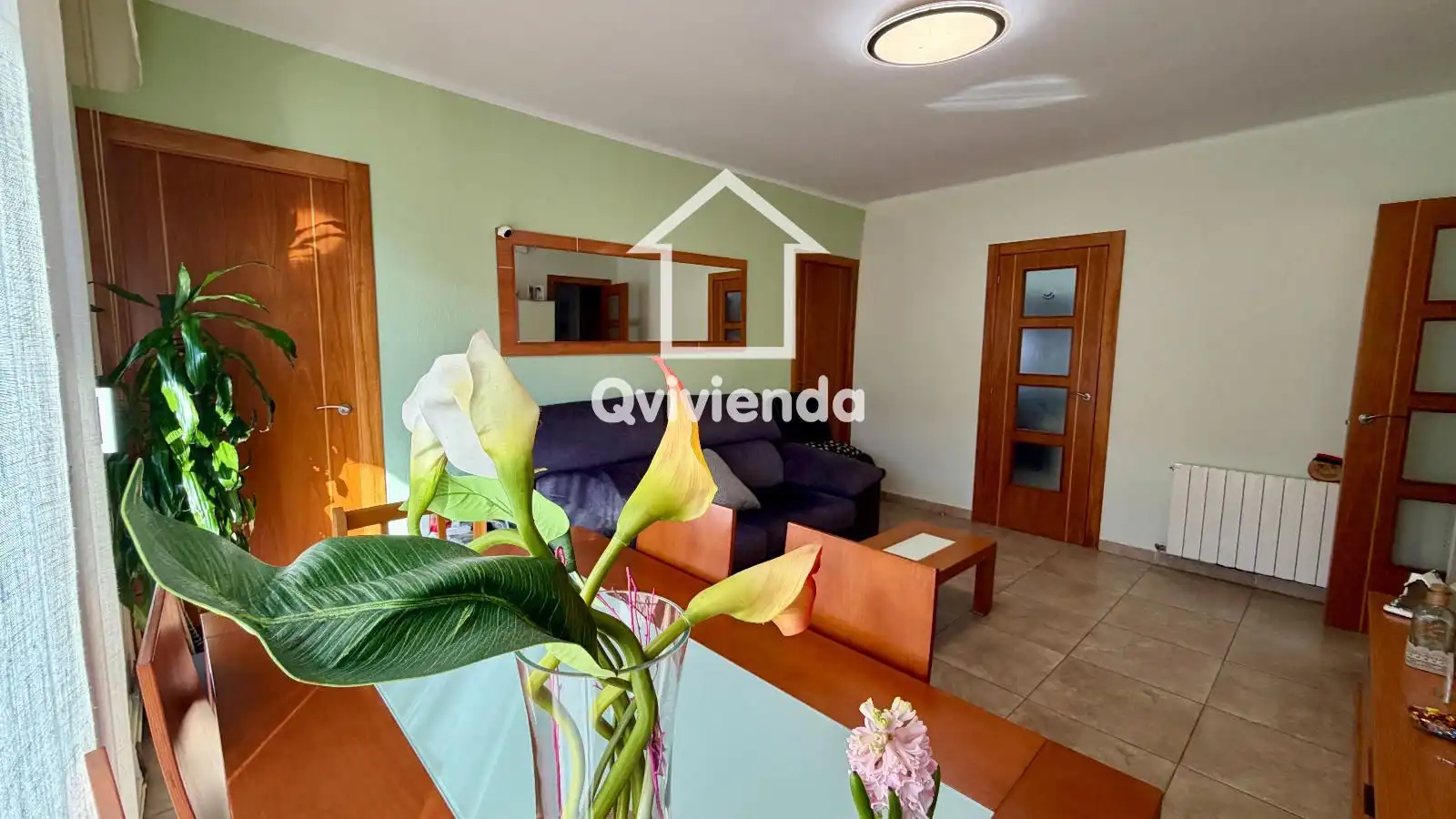 Living room of Flat for sale in Terrassa  with Air Conditioner, Heating and Terrace