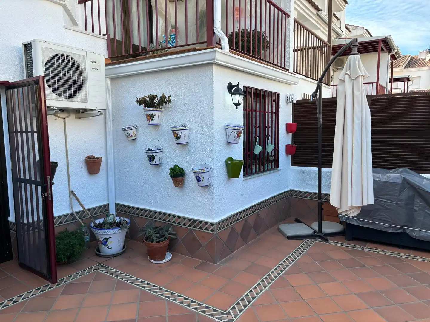 Garden of Detached homes for sale in Almodóvar del Campo  with Air Conditioner, Heating and Terrace