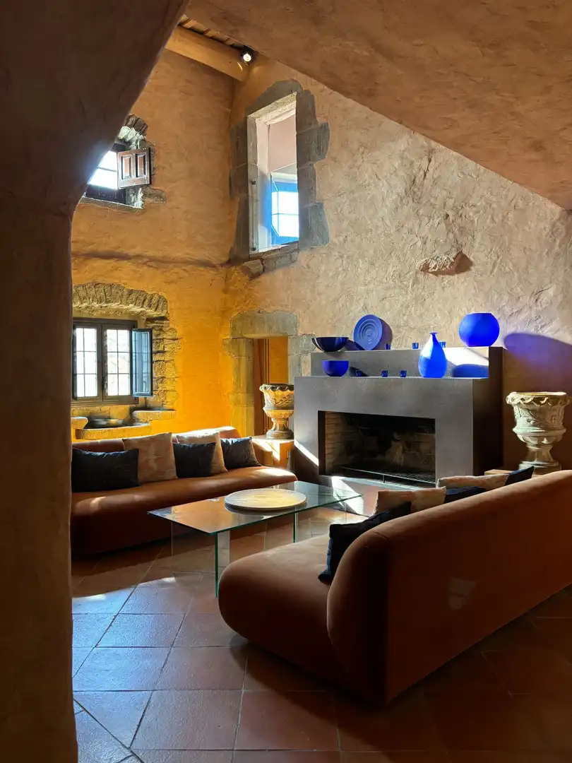 Sala de estar de Finca rústica en venta en Madremanya con Calefacción, Terraza y Trastero
