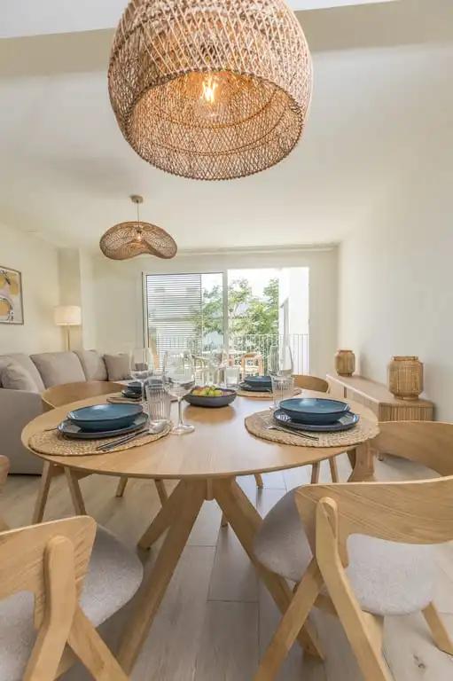 Dining room of Apartments for rent in Jávea / Xàbia  with Air Conditioner, Storage room and Sauna