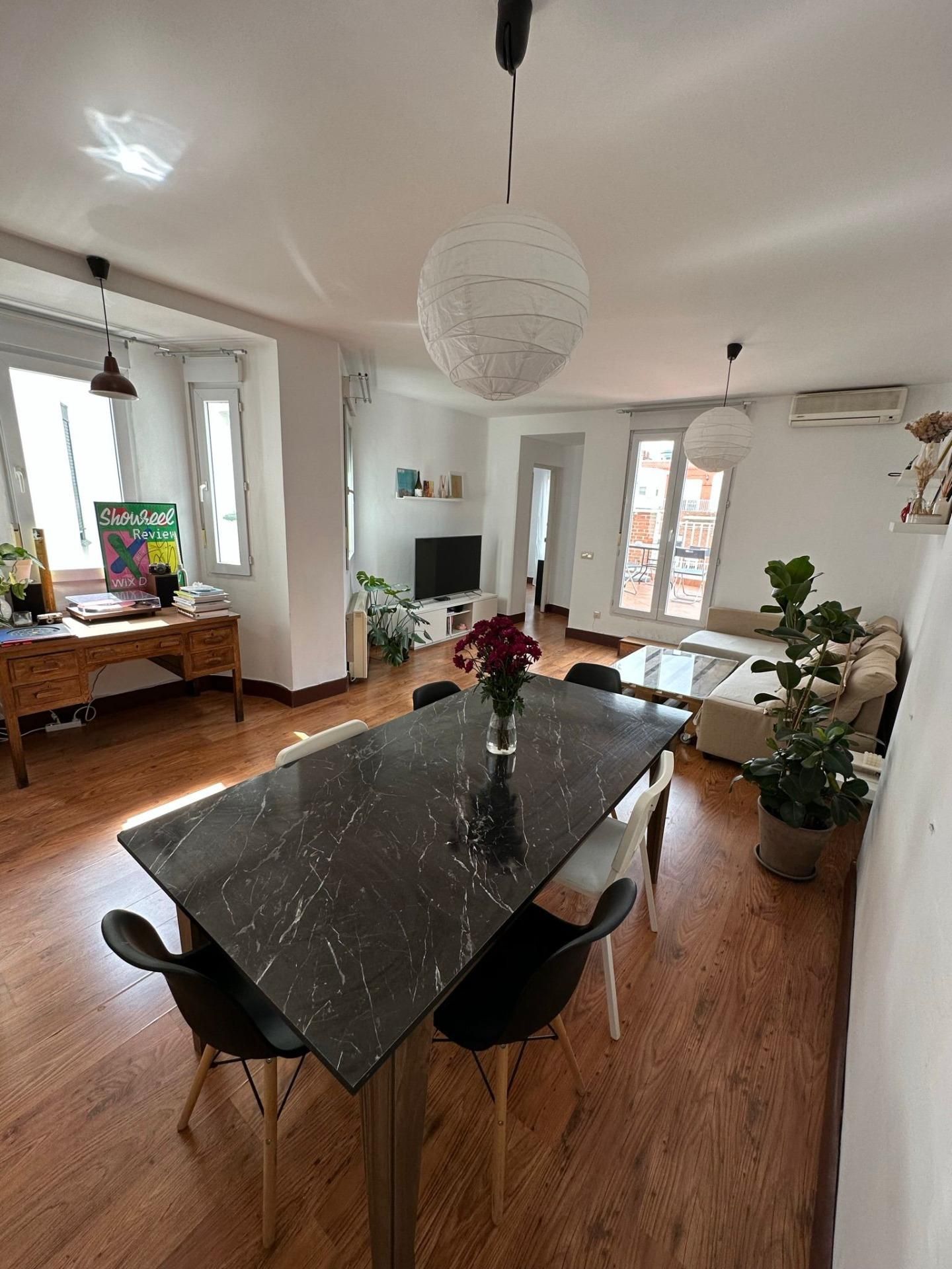 Living room of Attic to rent in  Madrid Capital  with Terrace